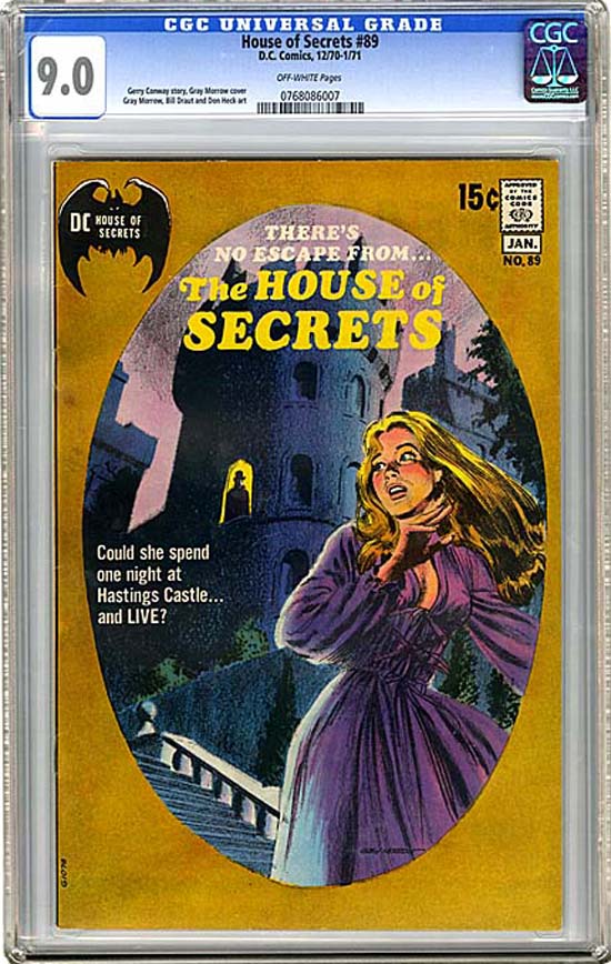 House of Secrets #89 CGC 9.0ow