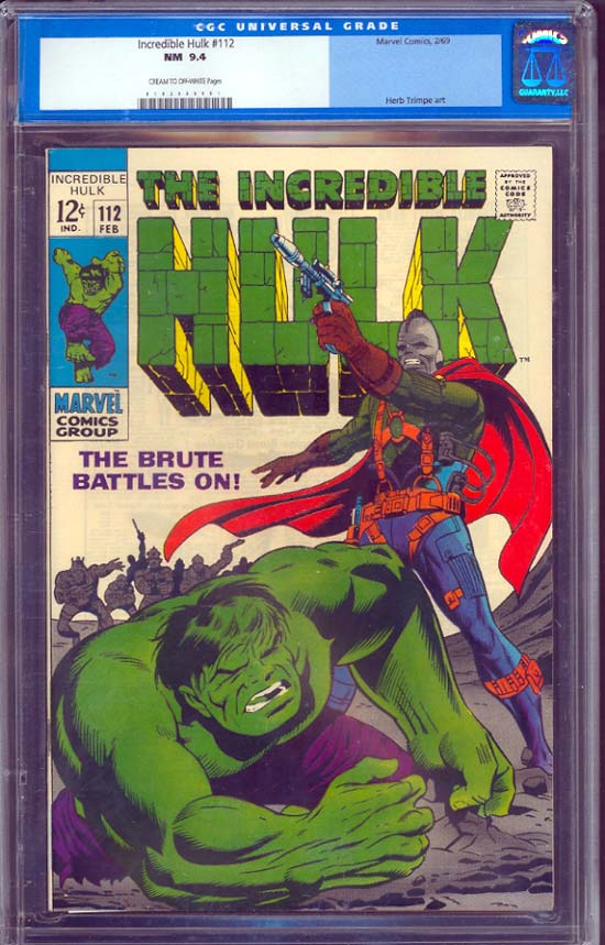 Incredible Hulk #112 CGC 9.4cr/ow