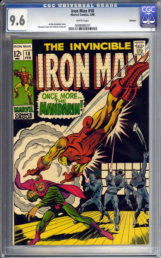 Iron Man #10 CGC 9.6 w Oakland