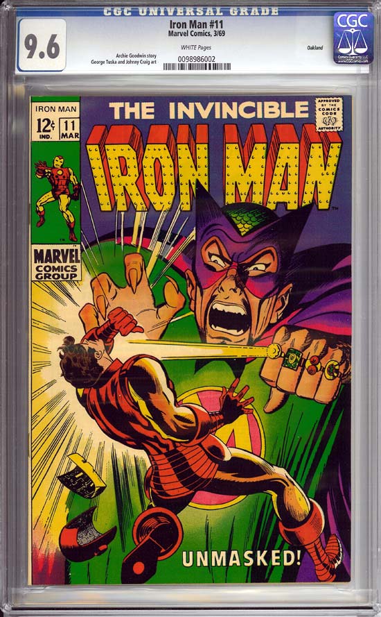 Iron Man #11 CGC 9.6 w Oakland