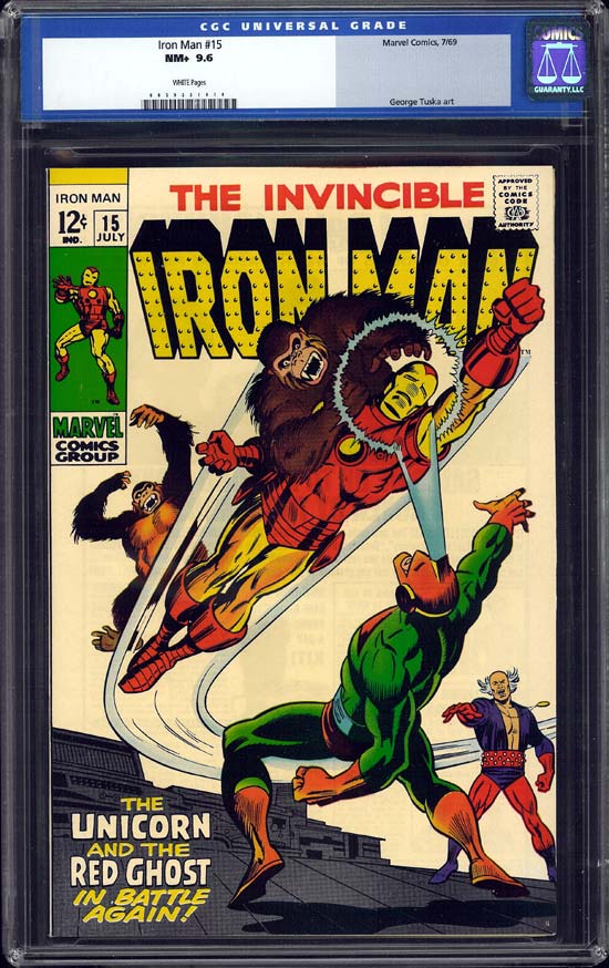 Iron Man #15 CGC 9.6 w