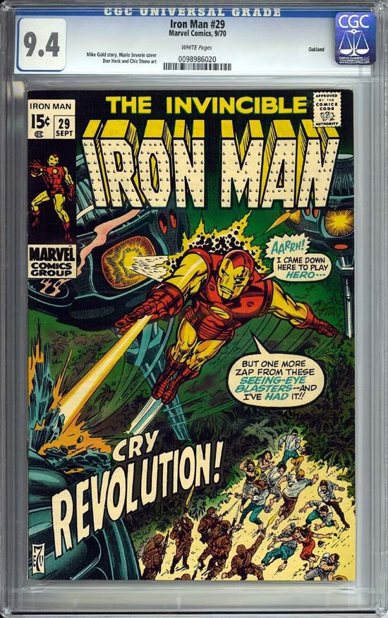 Iron Man #29 CGC 9.4 w Oakland