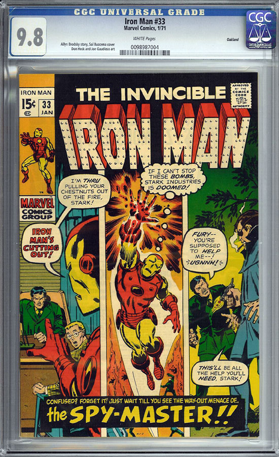 Iron Man #33 CGC 9.8 w Oakland