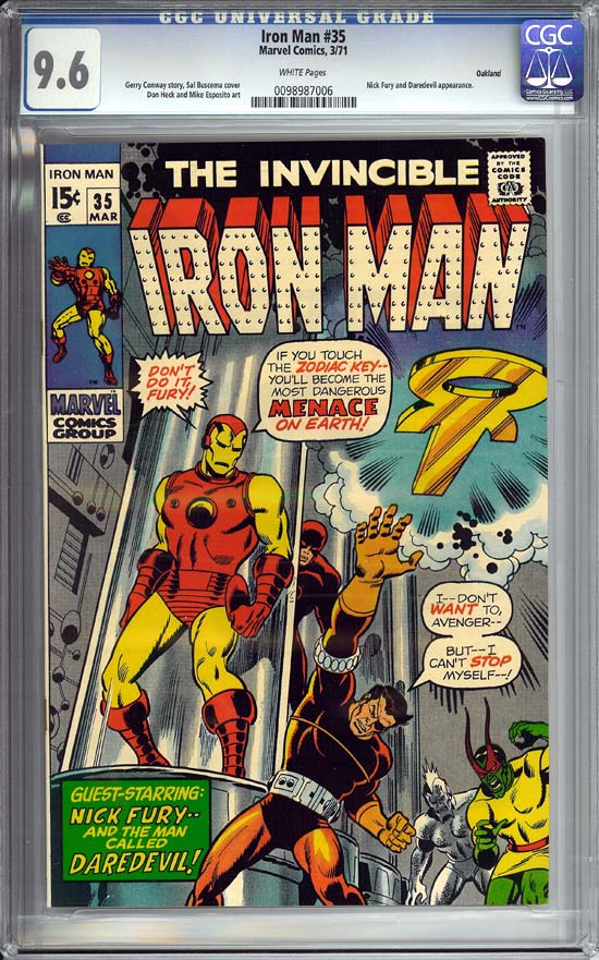 Iron Man #35 CGC 0.0 w Oakland