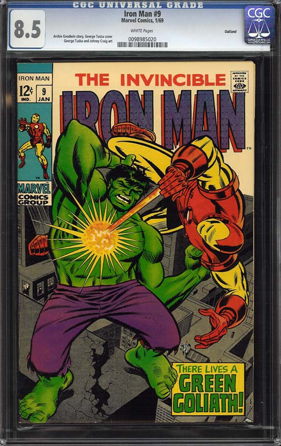 Iron Man #9 CGC 8.5 w