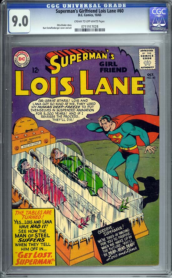 Superman's Girlfriend Lois Lane #60 CGC 9.0cr/ow