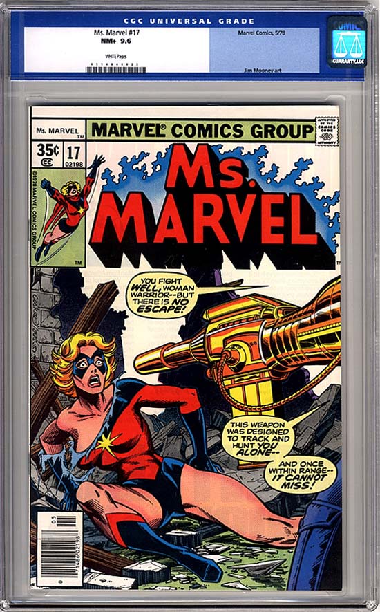 Ms. Marvel #17 CGC 9.6w