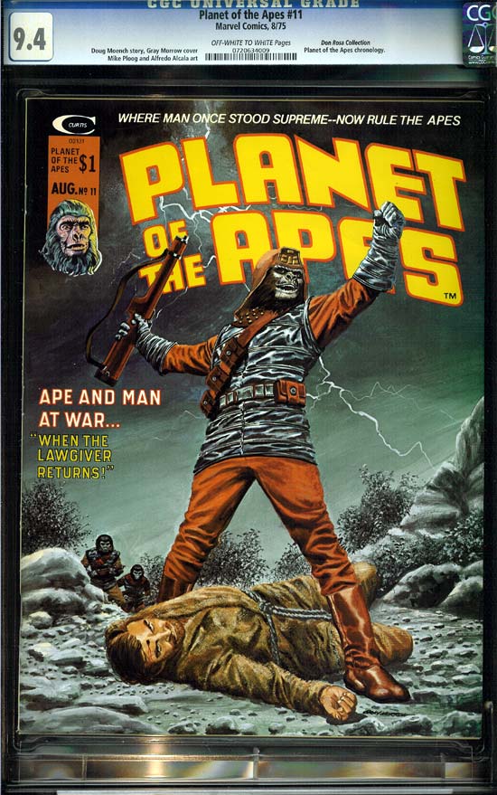 Planet of the Apes #11 CGC 9.4ow/w Don Rosa Collection