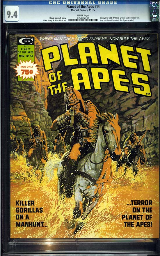 Planet of the Apes #14 CGC 9.4w