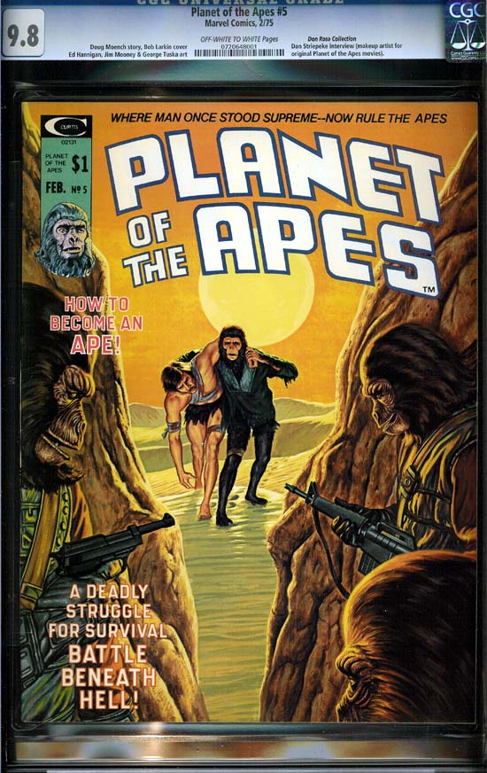 Planet of the Apes #5 CGC 9.8ow/w Don Rosa Collection