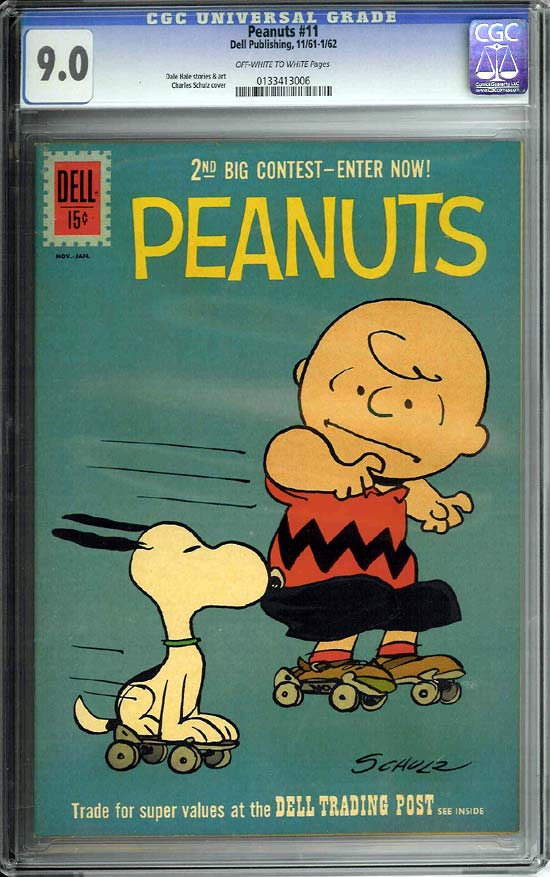 Peanuts #11 CGC 9.0 ow/w