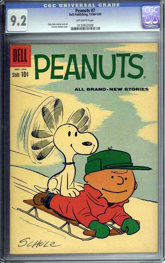 Peanuts #7 CGC 9.2 ow