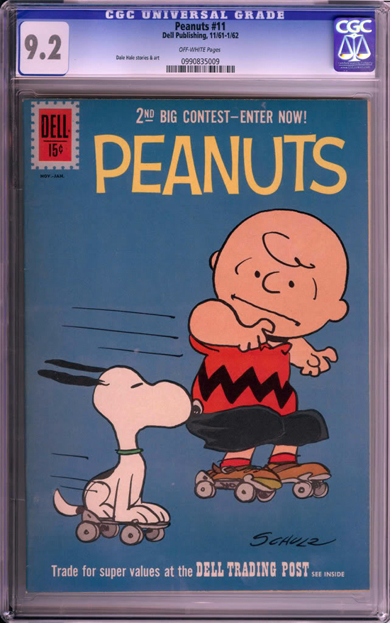 Peanuts #11 CGC 9.2 ow