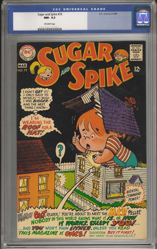 Sugar and Spike #75 CGC 9.2ow