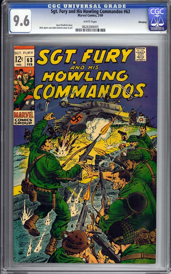 Sgt. Fury and His Howling Commandos #63 CGC 9.6 w Winnipeg