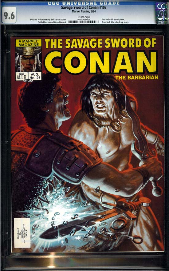 Savage Sword of Conan #103 CGC 9.6w