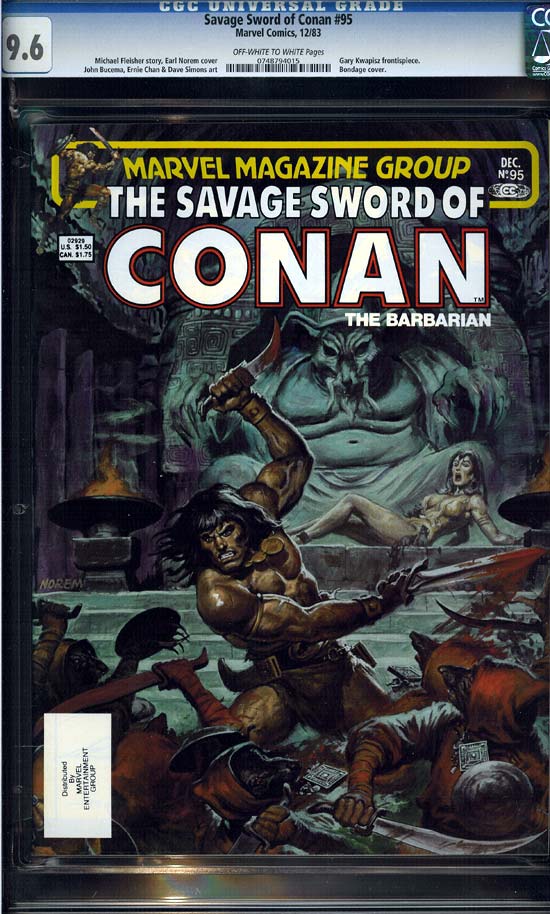 Savage Sword of Conan #95 CGC 9.6 ow/w