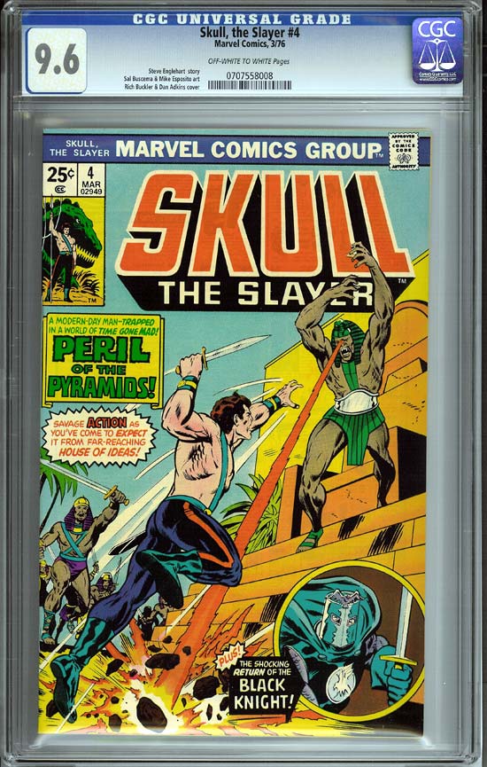 Skull, the Slayer #4 CGC 9.6ow/w