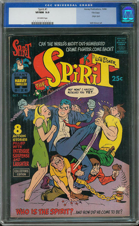 Spirit #1 CGC 9.0ow File Copy