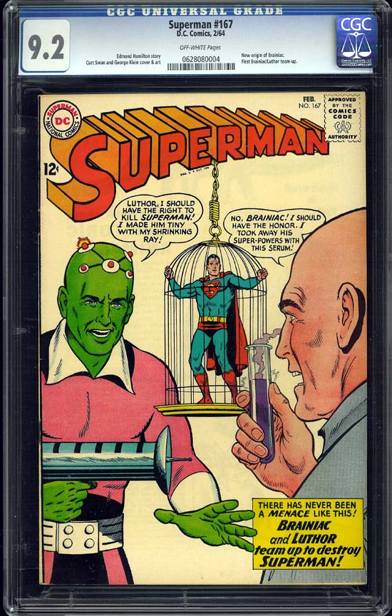 Superman #167 CGC 9.2 ow