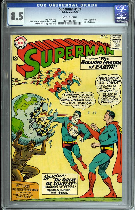 Superman #169 CGC 8.5ow