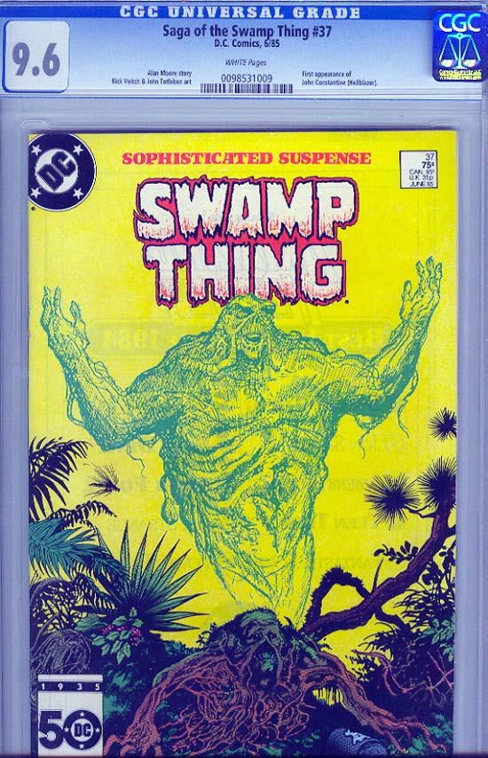 Saga of the Swamp Thing #37 CGC 9.6 w