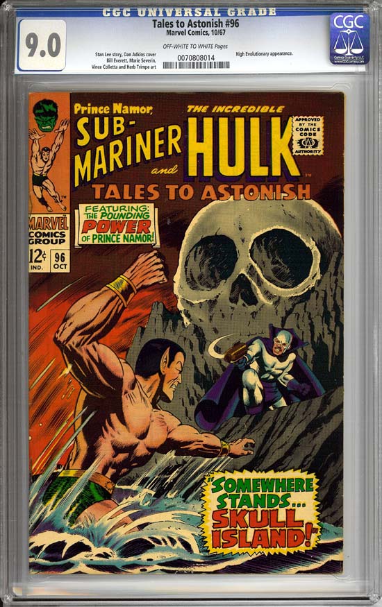 Tales to Astonish #96 CGC 9.0ow/w