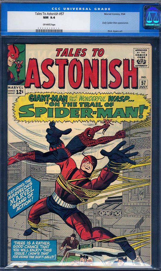 Tales to Astonish #57 CGC 9.4 ow