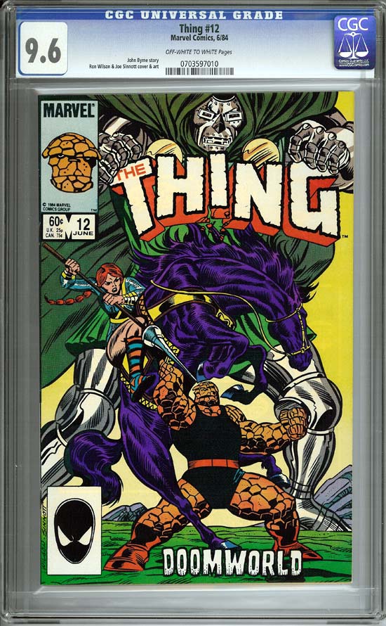 Thing #12 CGC 9.6ow/w