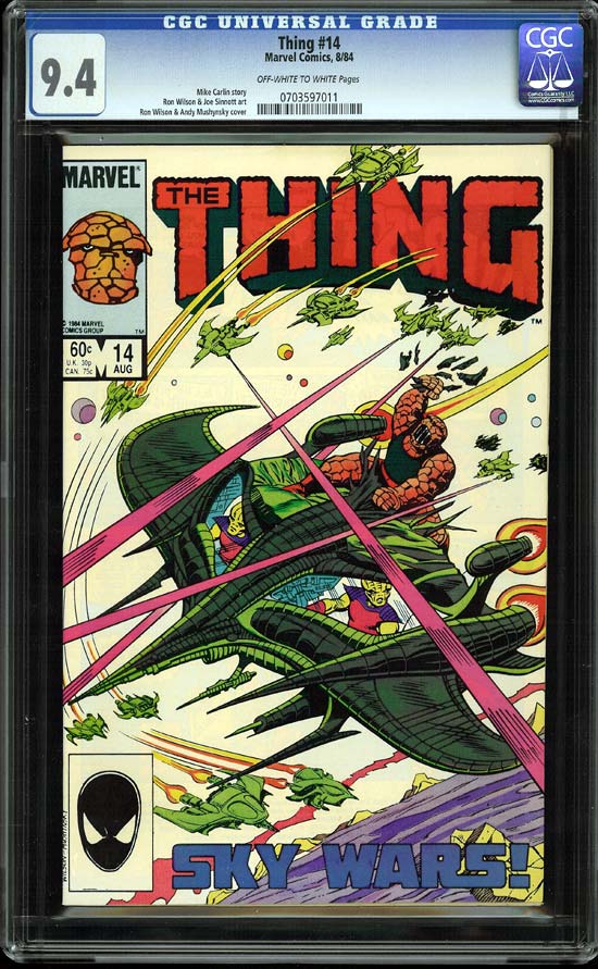 Thing #14 CGC 9.4ow/w