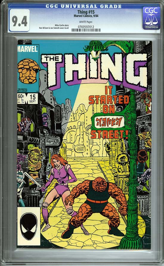 Thing #15 CGC 9.4w