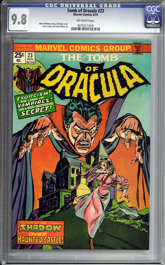 Tomb of Dracula #23 CGC 9.8 ow