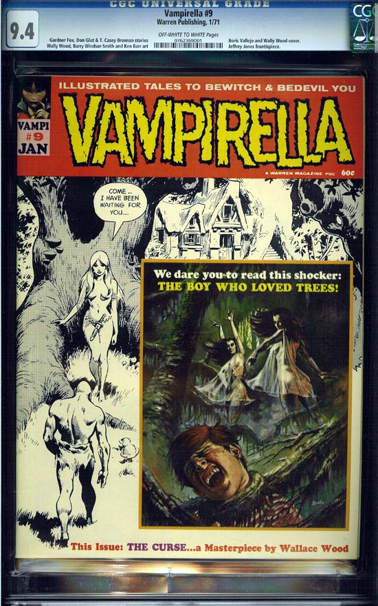 Vampirella #9 CGC 9.4 ow/w