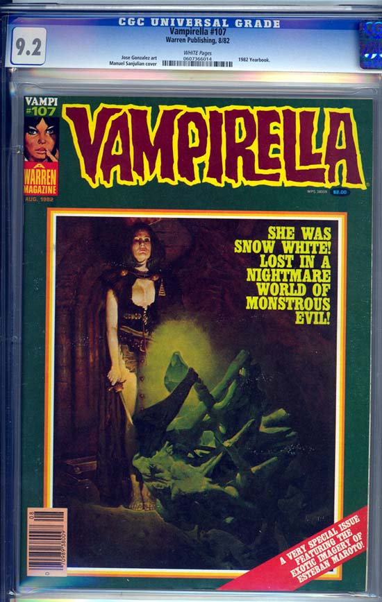 Vampirella #107 CGC 9.2 w