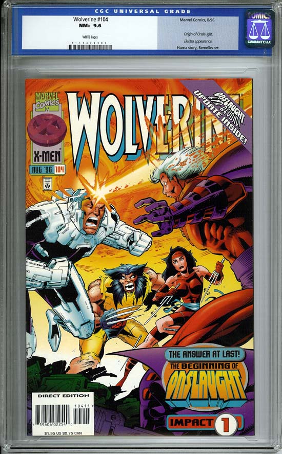 Wolverine #104 CGC 9.6w