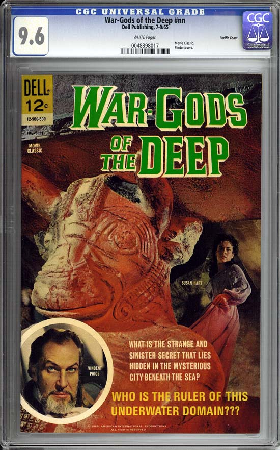 War-Gods of the Deep #1 CGC 9.6w Pacific Coast