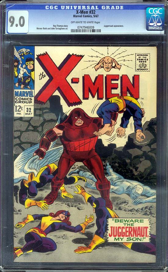 X-Men #32 CGC 9.0 ow/w