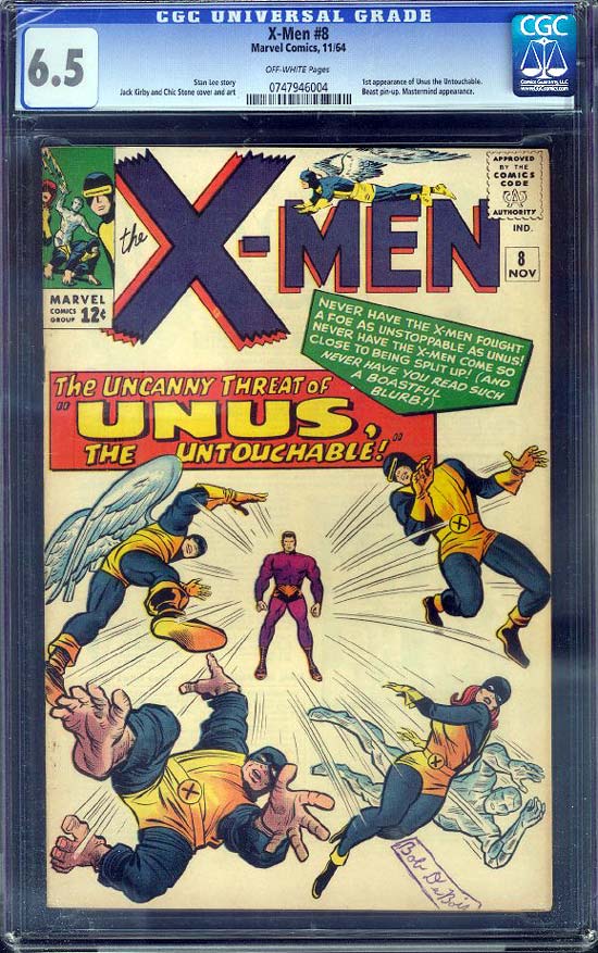 X-Men #8 CGC 6.5 ow