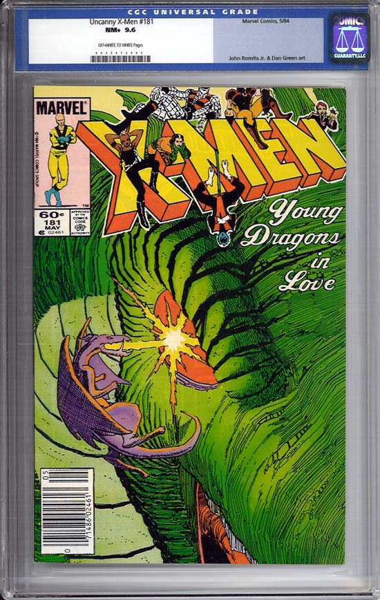 Uncanny X-Men #181 CGC 9.6ow/w