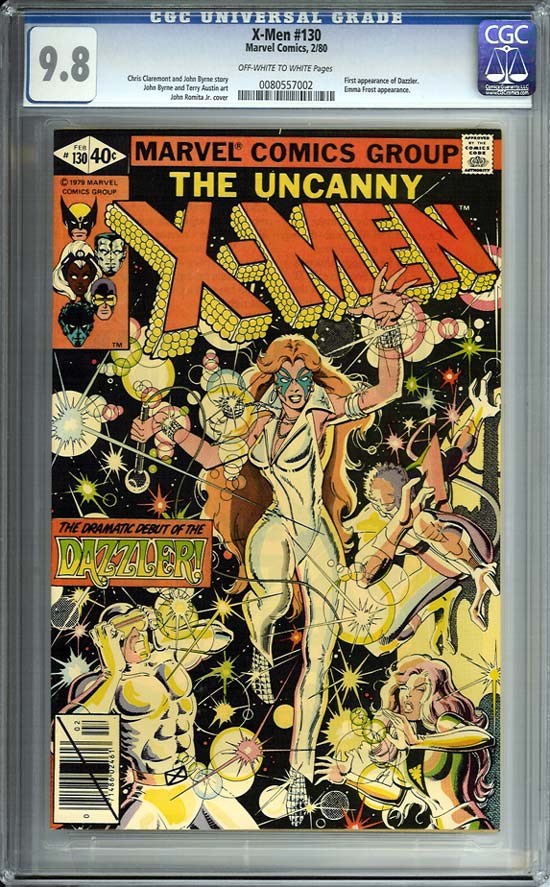 X-Men #130 CGC 9.8 ow/w