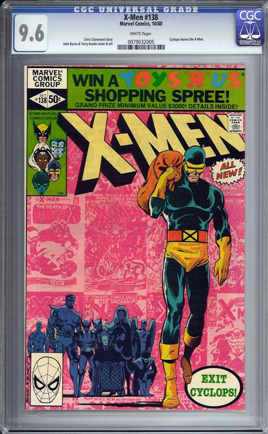 X-Men #138 CGC 9.6 w