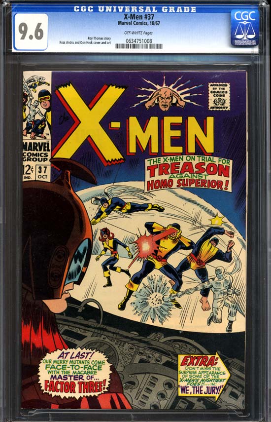 X-Men #37 CGC 9.6 ow