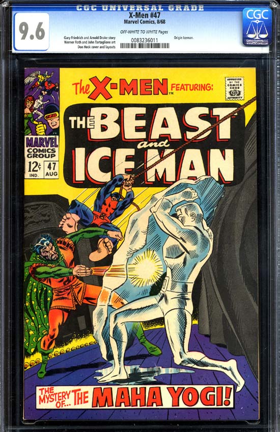 X-Men #47 CGC 9.6 ow/w