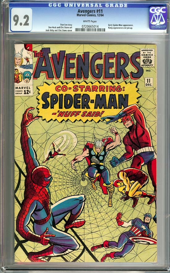 Avengers #11 CGC 9.2 w