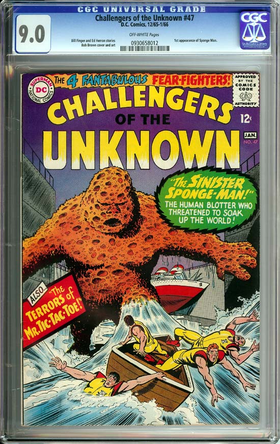 Challengers of the Unknown #47 CGC 9.0 ow