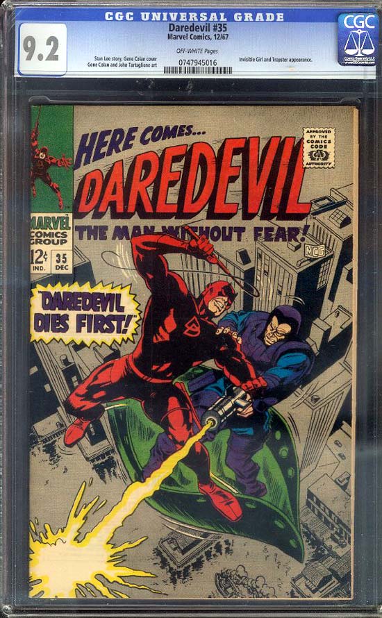 Daredevil #35 CGC 9.2ow