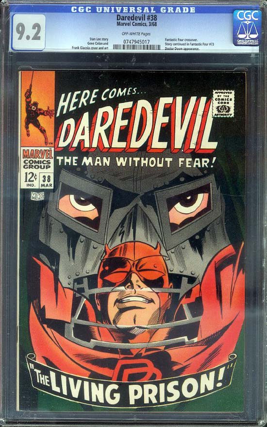 Daredevil #38 CGC 9.2 ow