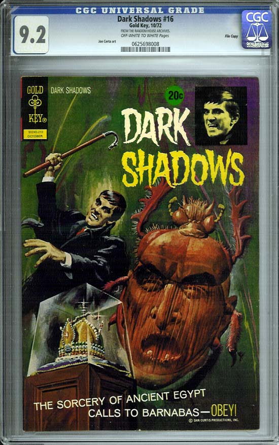 Dark Shadows #16 CGC 9.2 ow/w File Copy