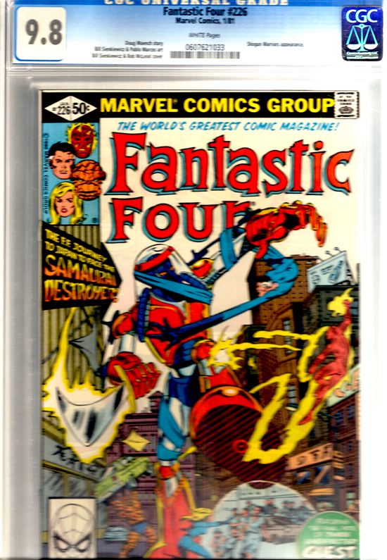 Fantastic Four #226 CGC 9.8 w