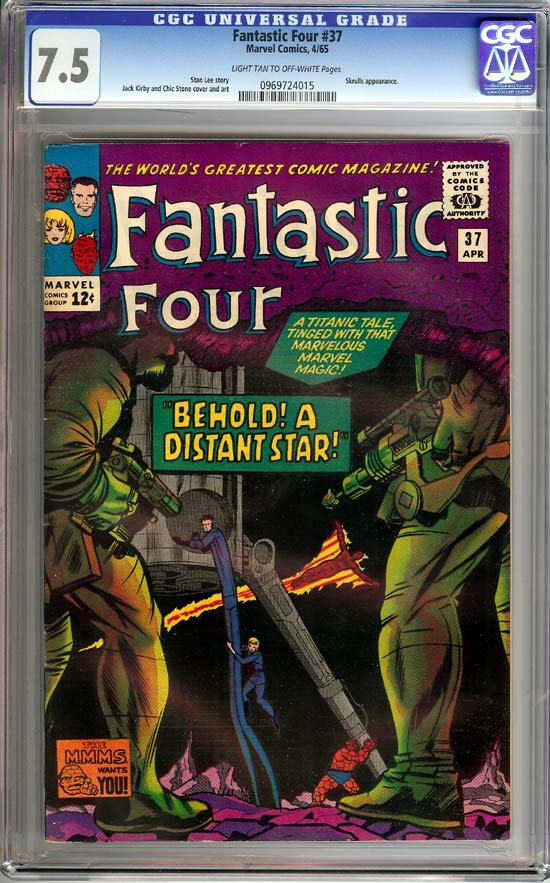 Fantastic Four #37 CGC 7.5 lt/ow